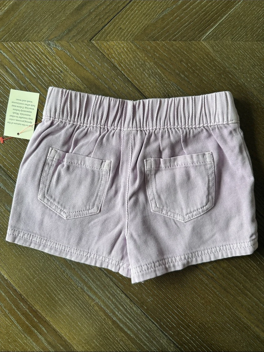 Cat & Jack Lilac & Floral Embroidered Denim Shorts Set Toddler Girls 3T New NWT